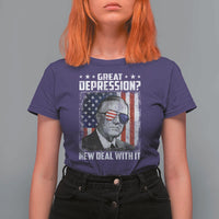 Franklin D Roosevelt T Shirt For Women Great Depression New Deal With It
