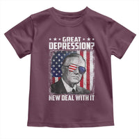Franklin D Roosevelt Toddler T Shirt Great Depression New Deal With It