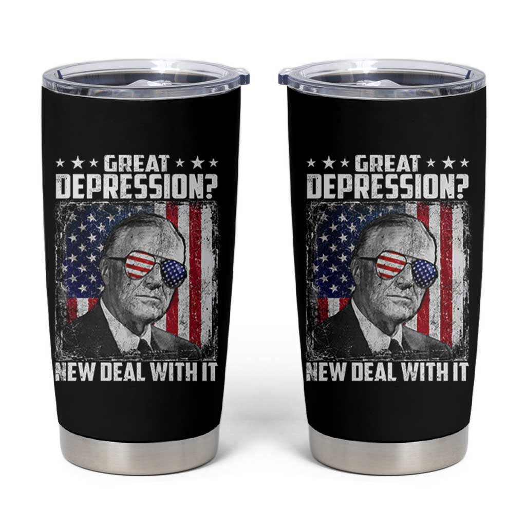 Franklin D Roosevelt Tumbler Cup Great Depression New Deal With It