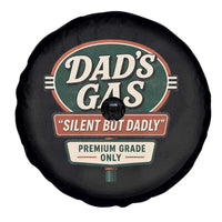 Dads Gas Silent But Dadly Spare Tire Cover Funny Fart Dad Farting Father's Day