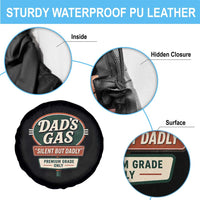 Dads Gas Silent But Dadly Spare Tire Cover Funny Fart Dad Farting Father's Day