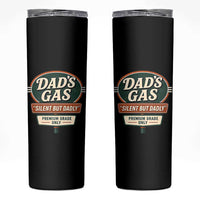 Dads Gas Silent But Dadly Skinny Tumbler Funny Fart Dad Farting Father's Day