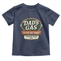 Dads Gas Silent But Dadly Toddler T Shirt Funny Fart Dad Farting Father's Day