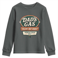 Dads Gas Silent But Dadly Youth Sweatshirt Funny Fart Dad Farting Father's Day