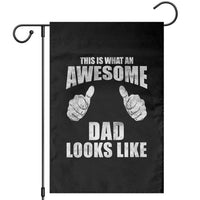This Is What An Awesome Dad Looks Like Garden Flag Funny Fathers Day Gifts