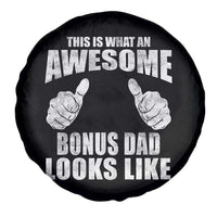 This Is What An Awesome Bonus Dad Looks Like Spare Tire Cover Funny Step Dad Fathers Day Gifts