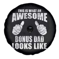 This Is What An Awesome Bonus Dad Looks Like Spare Tire Cover Funny Step Dad Fathers Day Gifts