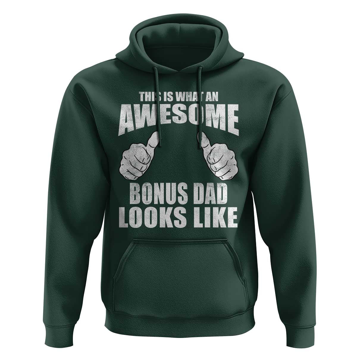 This Is What An Awesome Bonus Dad Looks Like Hoodie Funny Step Dad Fathers Day Gifts