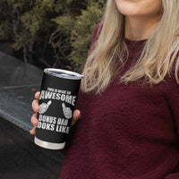 This Is What An Awesome Bonus Dad Looks Like Tumbler Cup Funny Step Dad Fathers Day Gifts