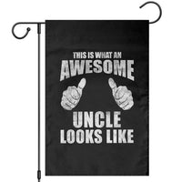 This Is What An Awesome Uncle Looks Like Garden Flag Funny Fathers Day Gifts