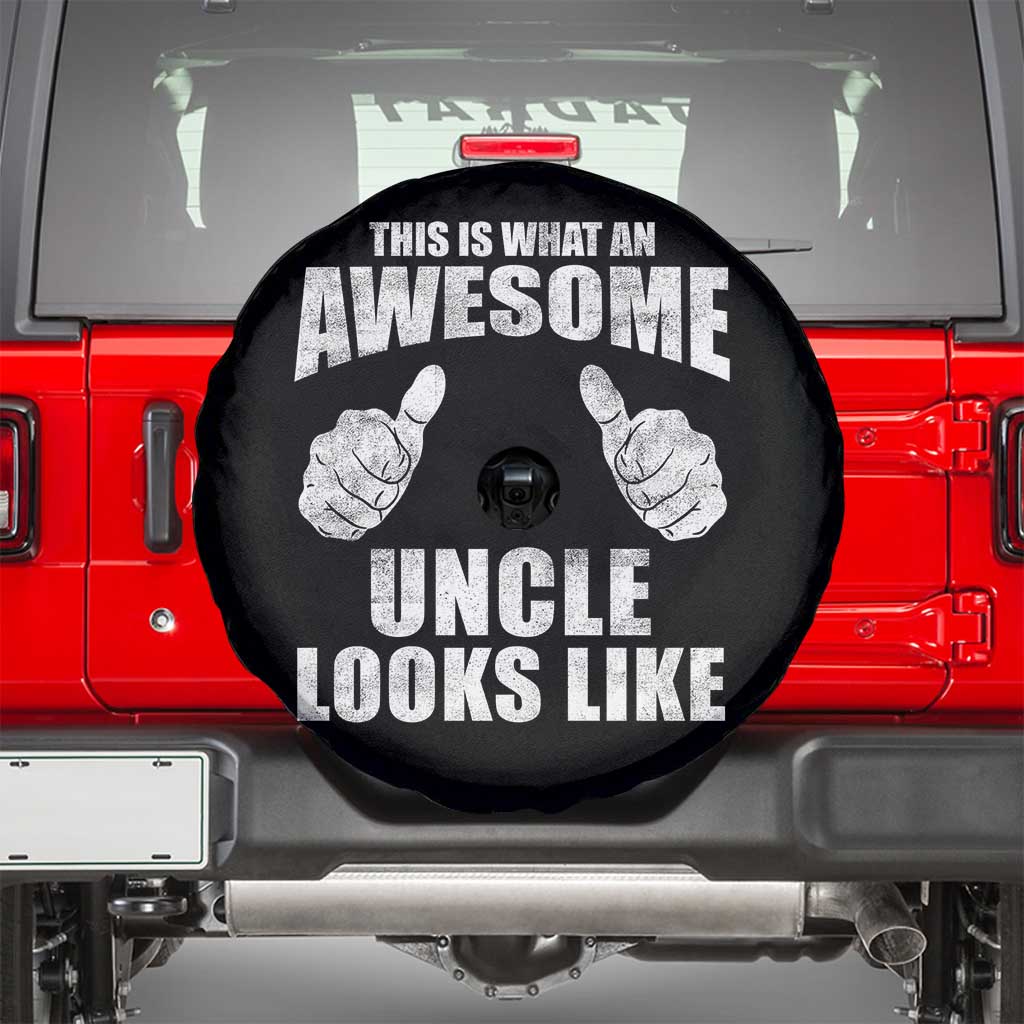This Is What An Awesome Uncle Looks Like Spare Tire Cover Funny Fathers Day Gifts