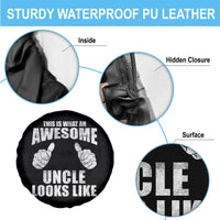 This Is What An Awesome Uncle Looks Like Spare Tire Cover Funny Fathers Day Gifts