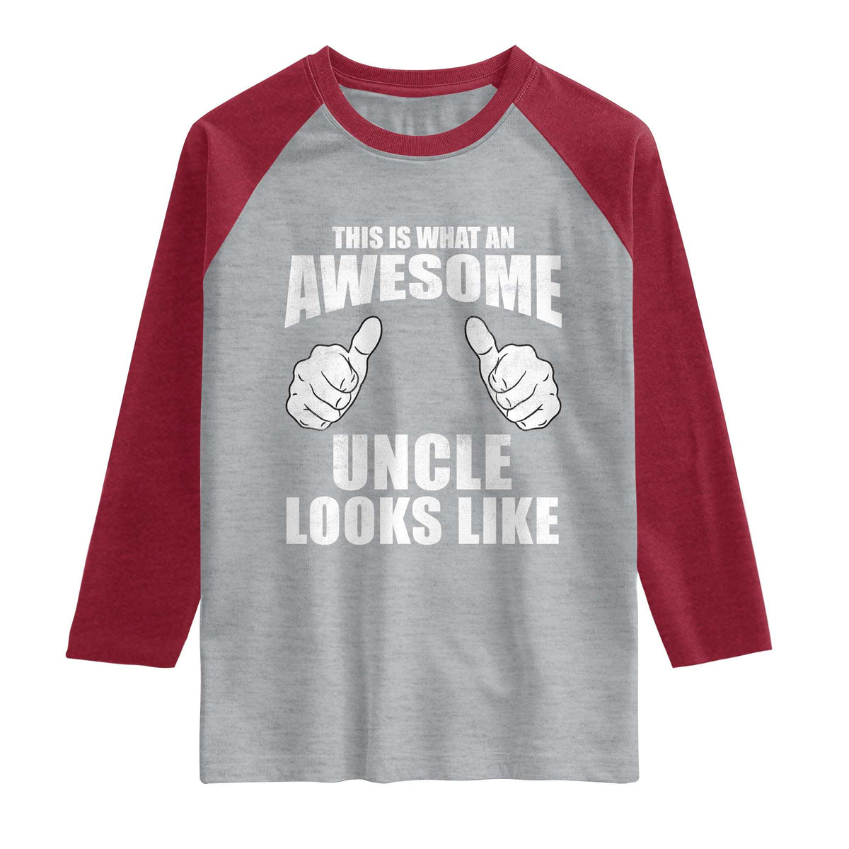 This Is What An Awesome Uncle Looks Like Raglan Shirt Funny Fathers Day Gifts