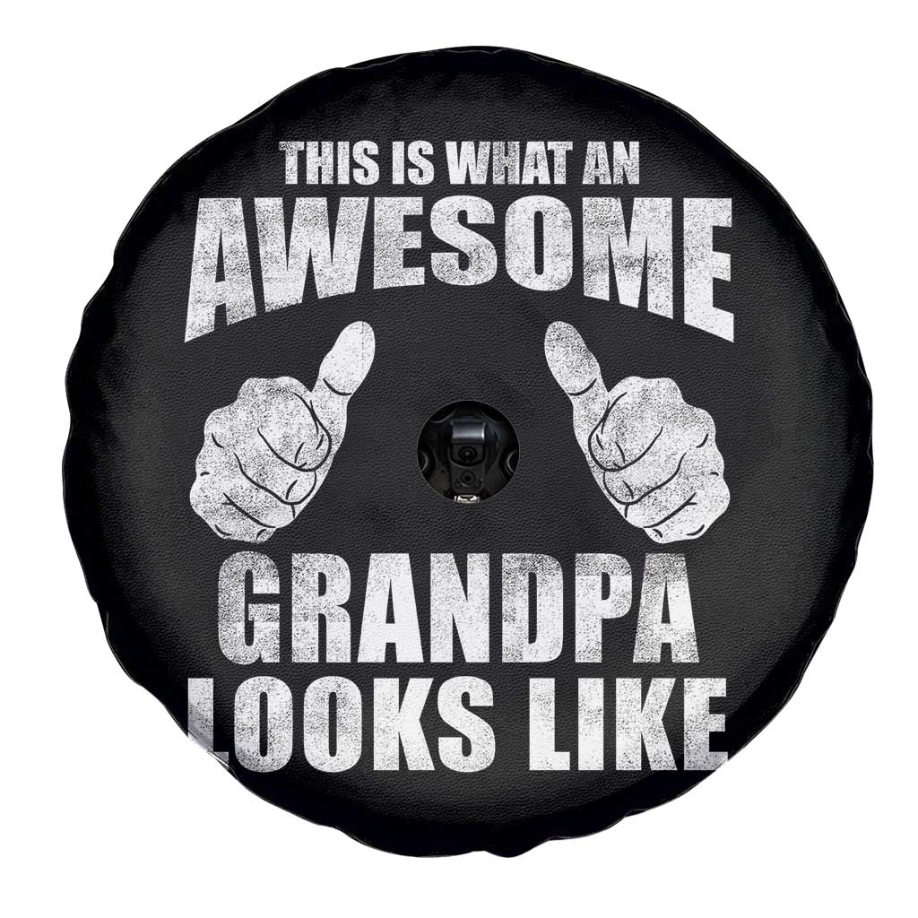 This Is What An Awesome Grandpa Looks Like Spare Tire Cover Funny Fathers Day Gifts