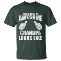 This Is What An Awesome Grandpa Looks Like T Shirt Funny Fathers Day Gifts