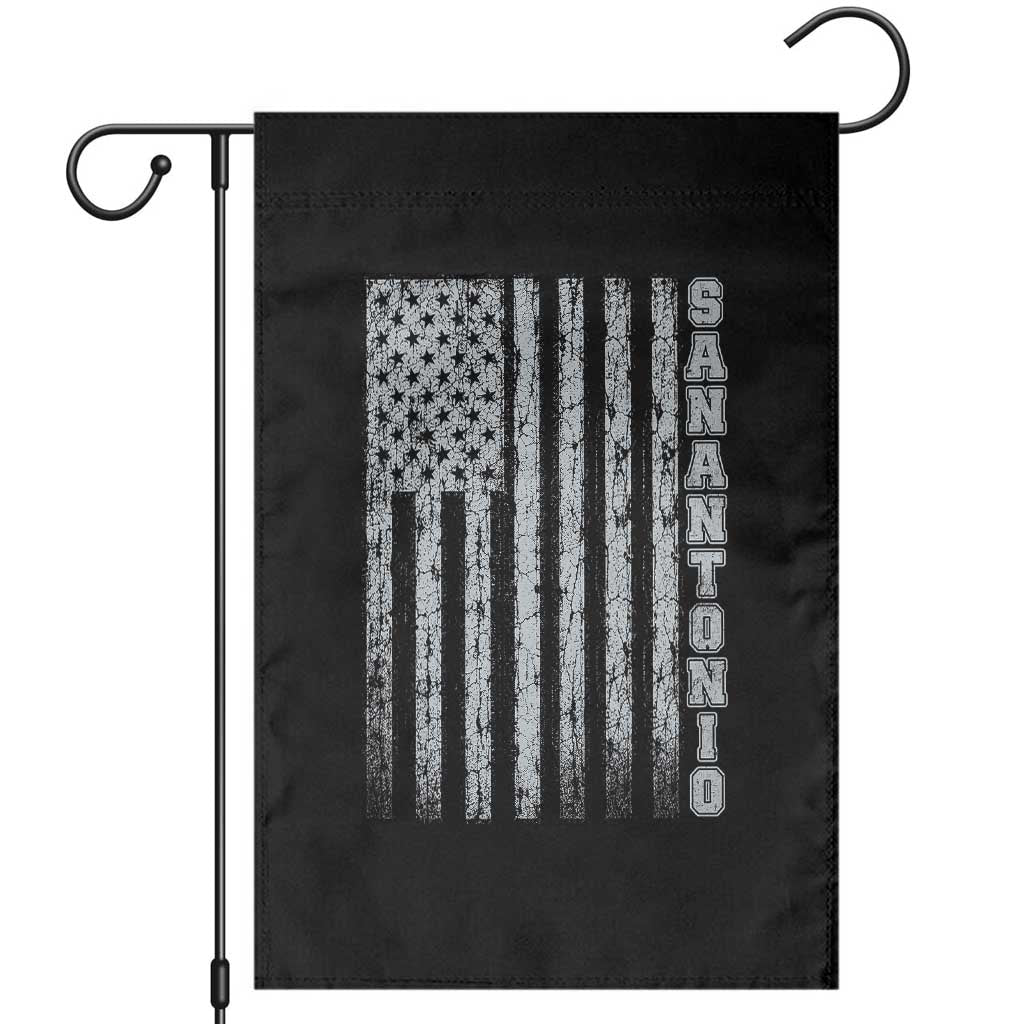 San Antonio Texas State Pride Vintage American Flag Garden Flag