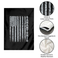 San Antonio Texas State Pride Vintage American Flag Garden Flag