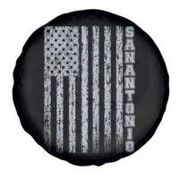 San Antonio Texas State Pride Vintage American Flag Spare Tire Cover