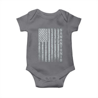 San Antonio Texas State Pride Vintage American Flag Baby Onesie
