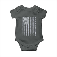 San Antonio Texas State Pride Vintage American Flag Baby Onesie