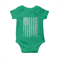 San Antonio Texas State Pride Vintage American Flag Baby Onesie