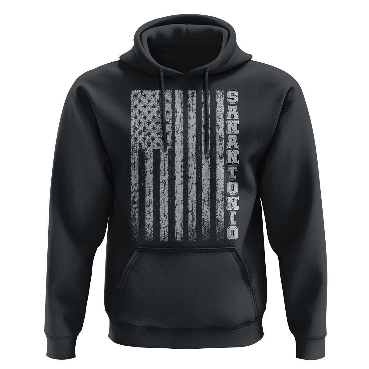 San Antonio Texas State Pride Vintage American Flag Hoodie