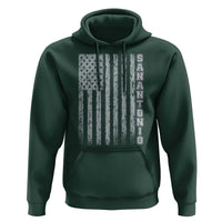 San Antonio Texas State Pride Vintage American Flag Hoodie