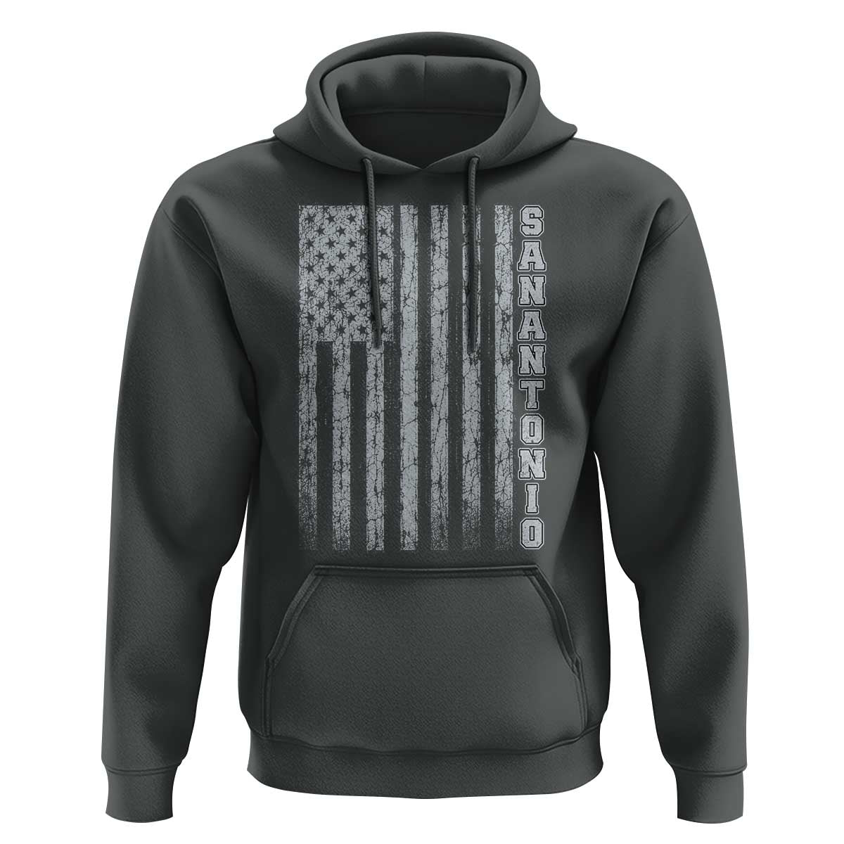San Antonio Texas State Pride Vintage American Flag Hoodie