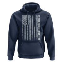 San Antonio Texas State Pride Vintage American Flag Hoodie