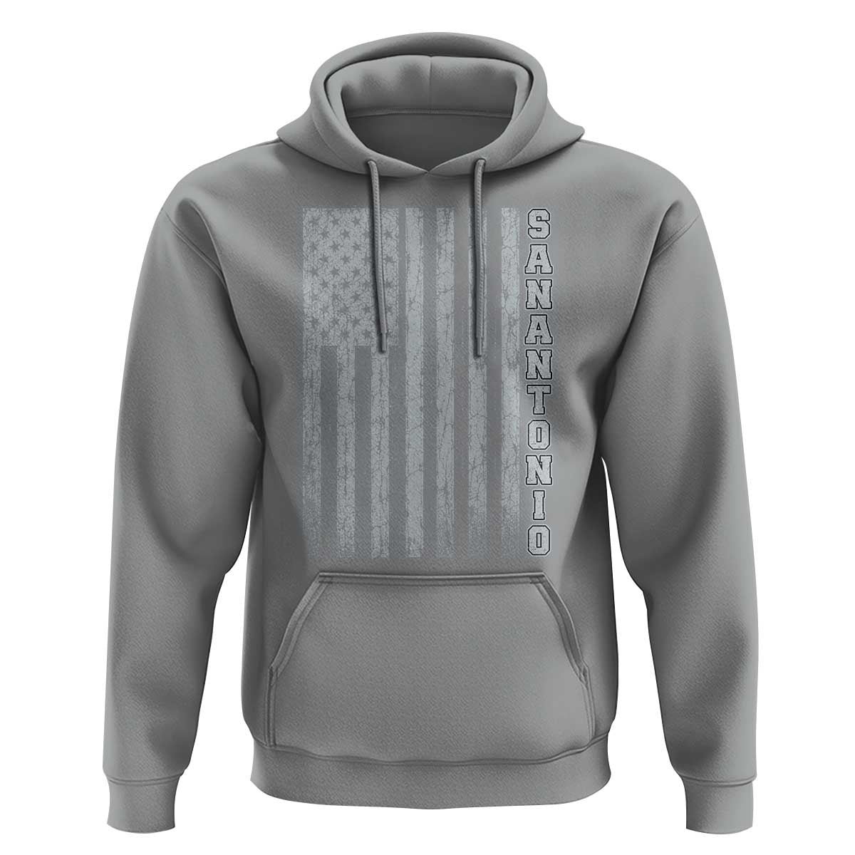 San Antonio Texas State Pride Vintage American Flag Hoodie