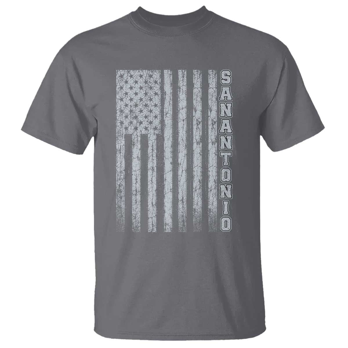 San Antonio Texas State Pride Vintage American Flag T Shirt