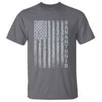 San Antonio Texas State Pride Vintage American Flag T Shirt