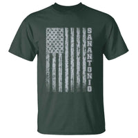 San Antonio Texas State Pride Vintage American Flag T Shirt