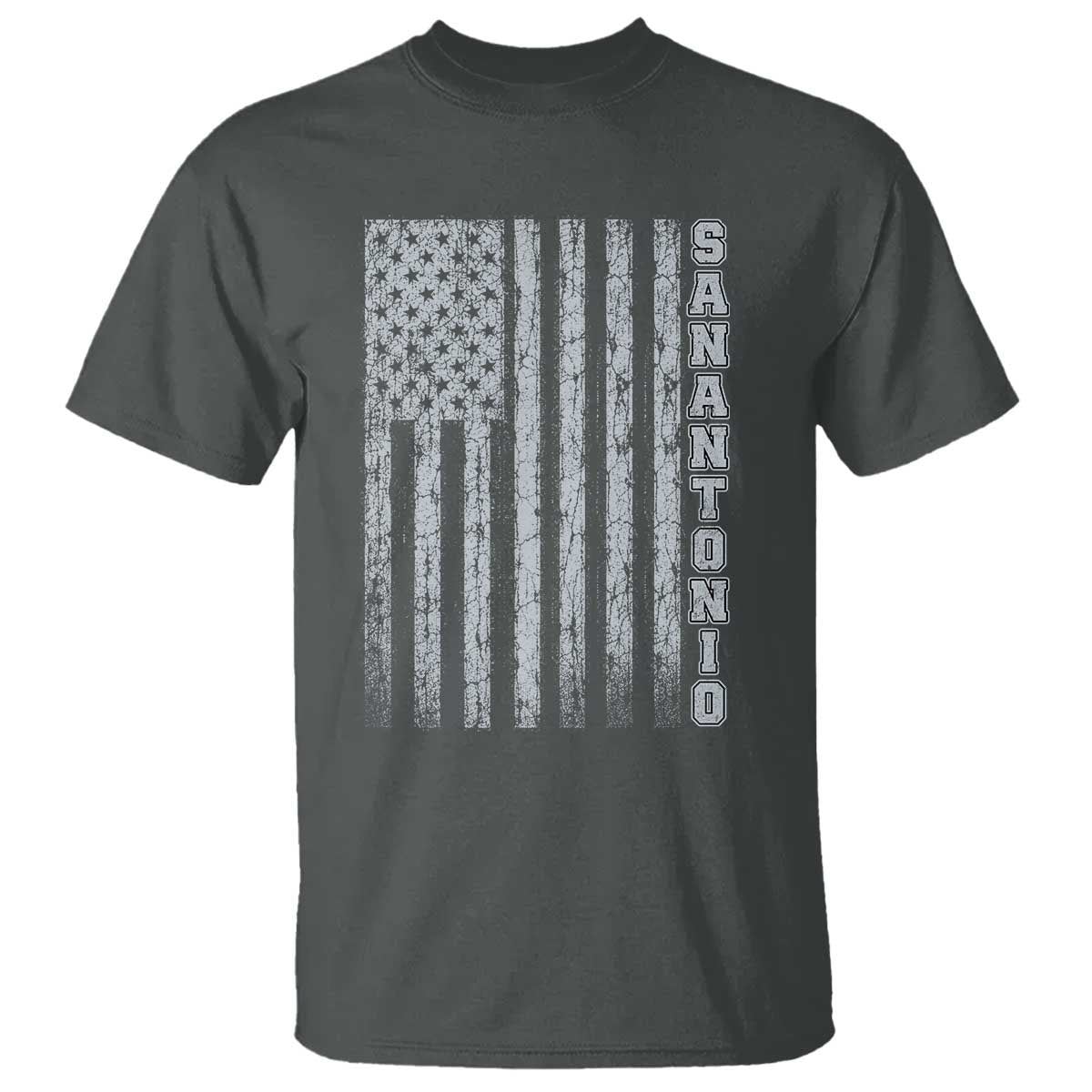 San Antonio Texas State Pride Vintage American Flag T Shirt