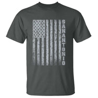 San Antonio Texas State Pride Vintage American Flag T Shirt