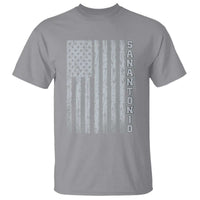 San Antonio Texas State Pride Vintage American Flag T Shirt
