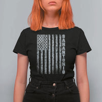 San Antonio Texas State Pride Vintage American Flag T Shirt For Women