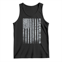San Antonio Texas State Pride Vintage American Flag Tank Top