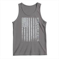 San Antonio Texas State Pride Vintage American Flag Tank Top