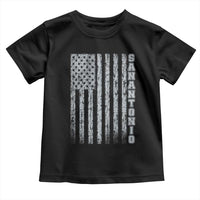 San Antonio Texas State Pride Vintage American Flag Toddler T Shirt