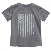 San Antonio Texas State Pride Vintage American Flag Toddler T Shirt
