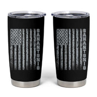 San Antonio Texas State Pride Vintage American Flag Tumbler Cup
