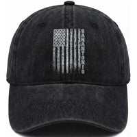 San Antonio Texas State Pride Vintage American Flag Washed Cotton Baseball Cap