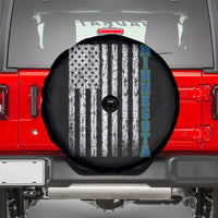 Minnesota MN State Pride Vintage American Flag Spare Tire Cover