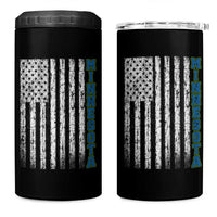 Minnesota MN State Pride Vintage American Flag 4 in 1 Can Cooler Tumbler