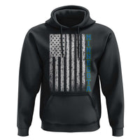 Minnesota MN State Pride Vintage American Flag Hoodie