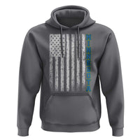 Minnesota MN State Pride Vintage American Flag Hoodie