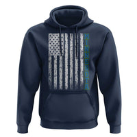 Minnesota MN State Pride Vintage American Flag Hoodie