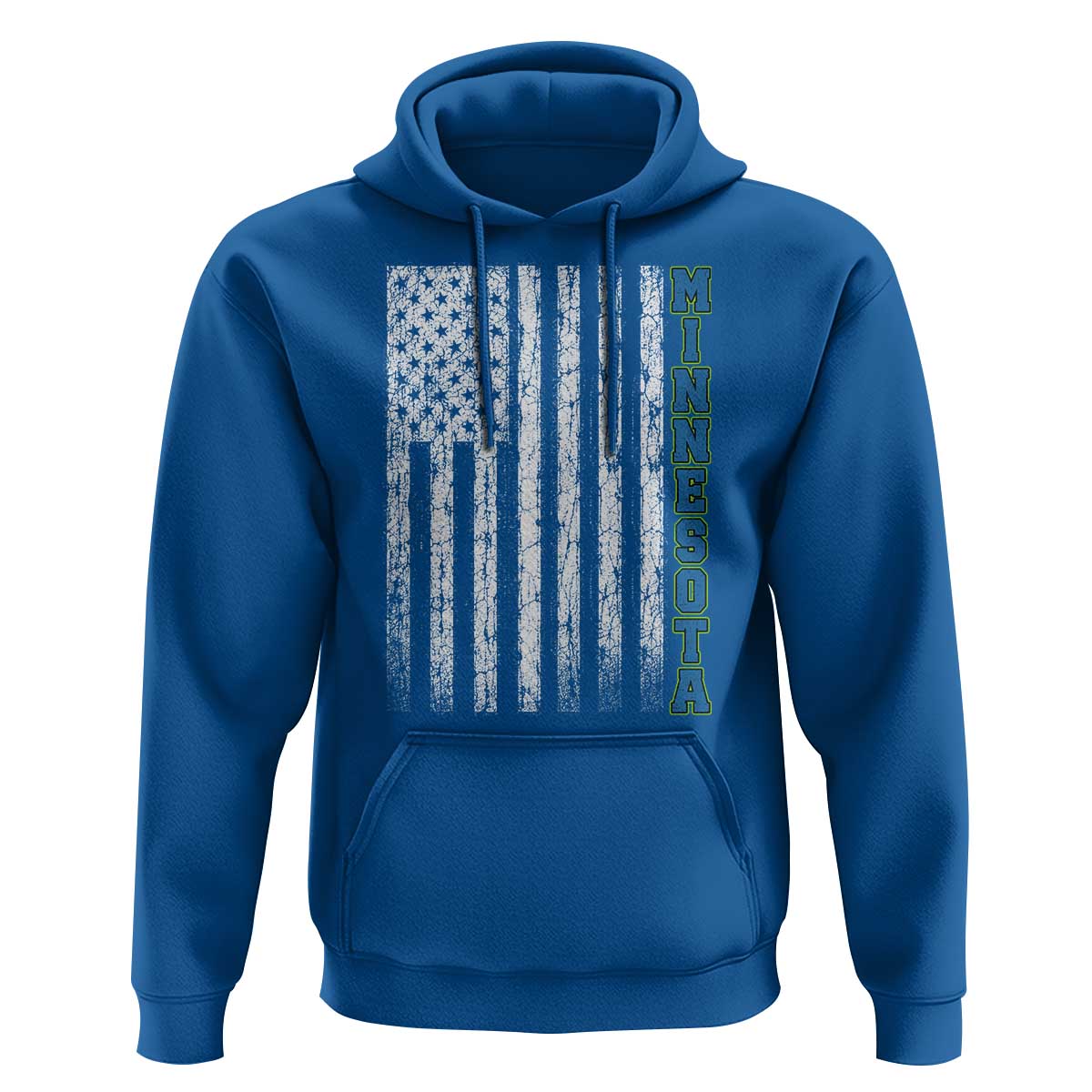 Minnesota MN State Pride Vintage American Flag Hoodie