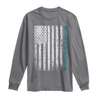 Minnesota MN State Pride Vintage American Flag Long Sleeve Shirt